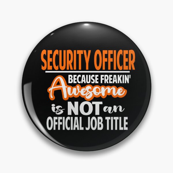 Item preview, Security officer designed and sold by Colorfulman.