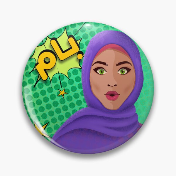 Item preview, Hijab Pop Art Collection - Bam Pop designed and sold by CreatEVEdesign.
