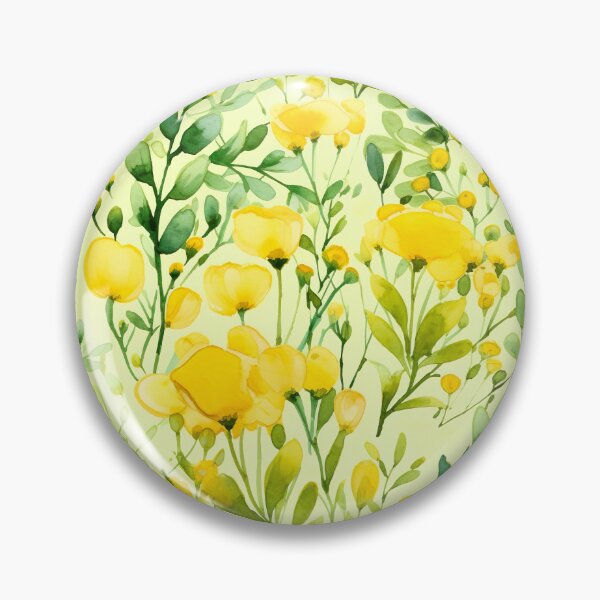 Artikelvorschau, Cottagecore Botanische Blumenkräuter Pflanzen Gelbe gepresste Blumen entworfen und verkauft von fluffstuffgifts.