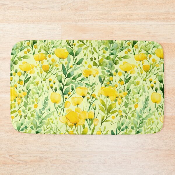 Item preview, Cottagecore Botanical Floral Herbs Plants Yellow Pressed Flowers designed and sold by fluffstuffgifts.