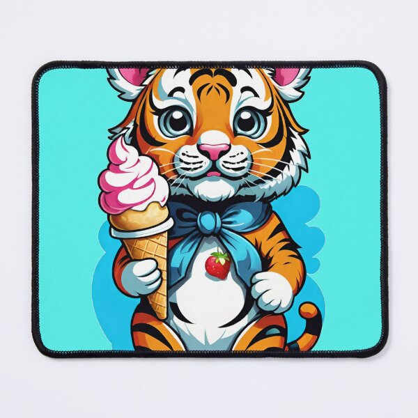 Item preview, baby Tiger holding Ice cream designed and sold by Chantel Fourie.