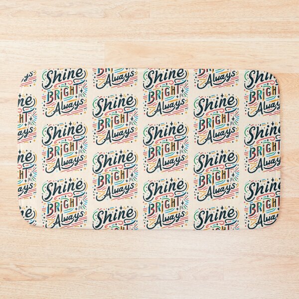 Item preview, Shine bright always, typography designed and sold by maxmaj.