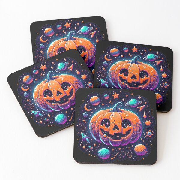 Item preview, Cosmic Halloween Pumpkin designed and sold by Echonn.