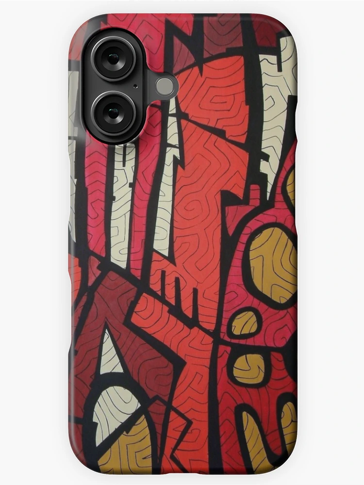 Aperçu 1 sur 4. Coque iPhone avec l'œuvre Métropolis - Rouges créée et vendue par Art Nuvò.