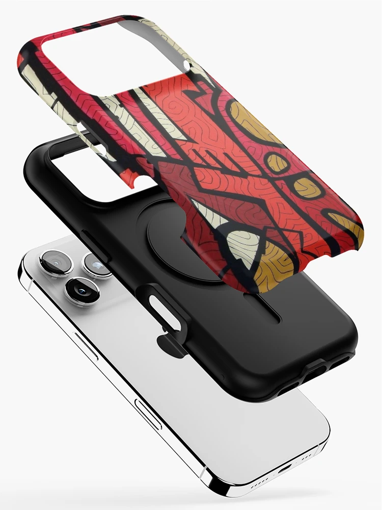 Aperçu 2 sur 4. Coque iPhone avec l'œuvre Métropolis - Rouges créée et vendue par Art Nuvò.