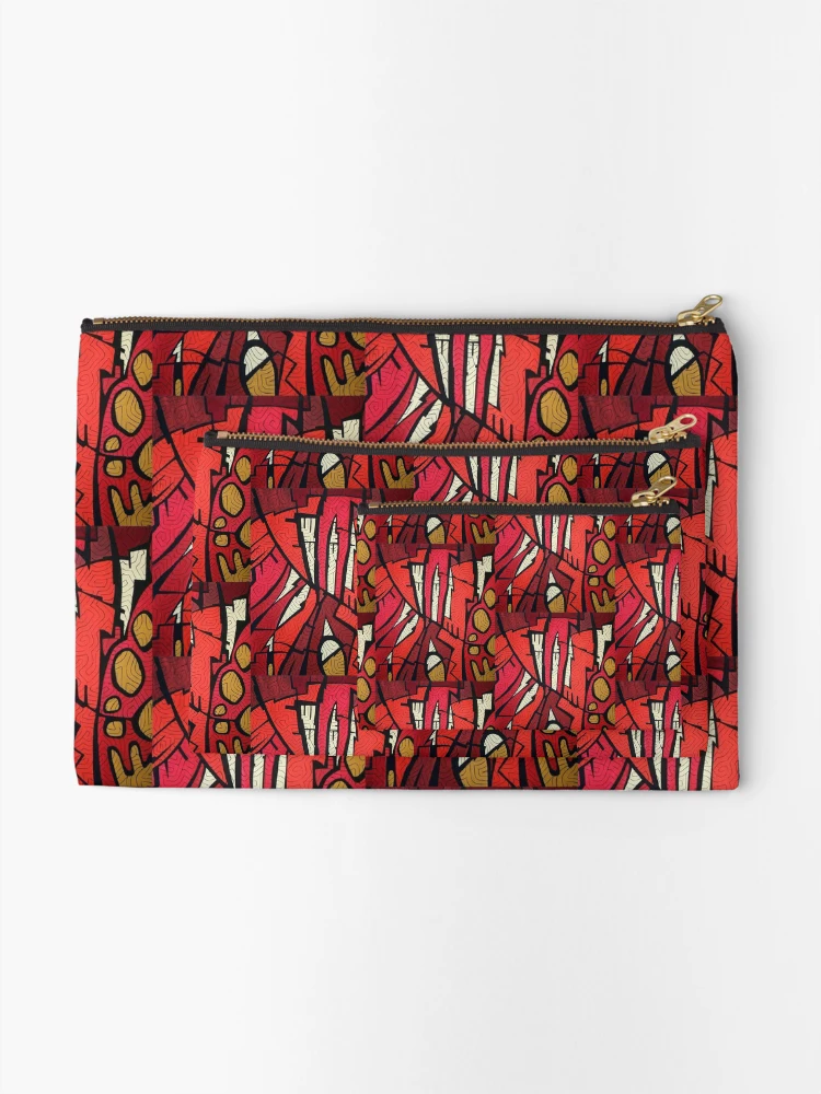Aperçu 2 sur 4. Pochette avec l'œuvre Métropolis - Rouges créée et vendue par Art Nuvò.