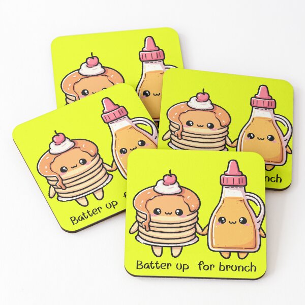 Item preview, Batter Up for Brunch: Whimsical Pancake & Syrup designed and sold by MadebyTommy.
