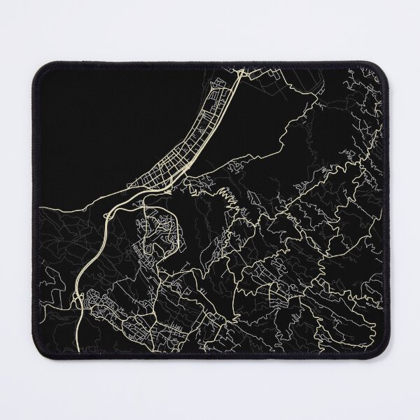 Item preview, Map of Saint-Paul Black and white designed and sold by Jerhus.