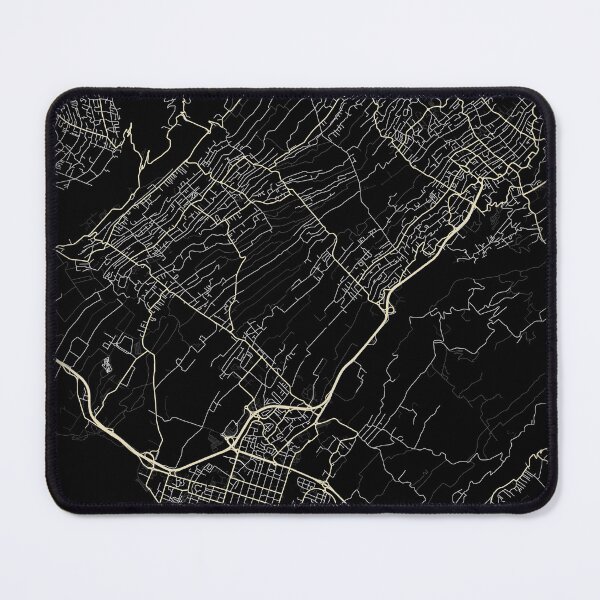 Item preview, Map of Saint-Pierre Black and white designed and sold by Jerhus.