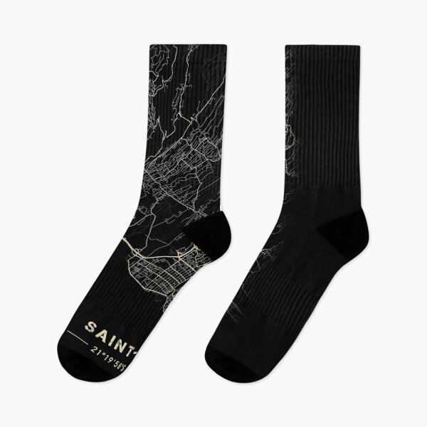 Item preview, Map of Saint-Pierre Black and white designed and sold by Jerhus.