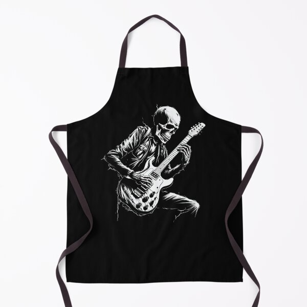 Item preview, Skeleton guitarist rock music designed and sold by DerSenat.