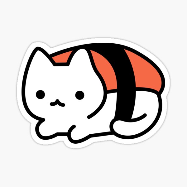 Item preview, Cute Sushi Cat designed and sold by PowesomePets.