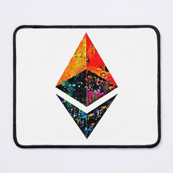 Item preview, "Paint Splatter" ETH crypto, Ethereum logo.  designed and sold by PrintPit.