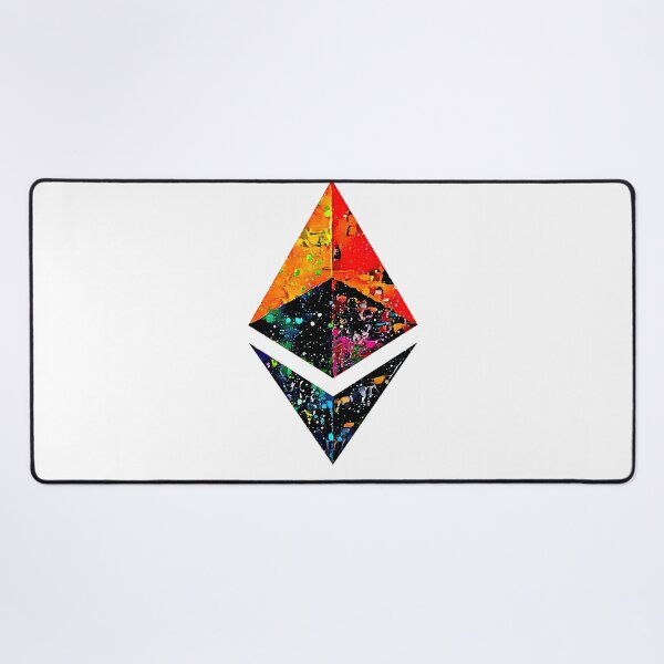 Item preview, "Paint Splatter" ETH crypto, Ethereum logo.  designed and sold by PrintPit.
