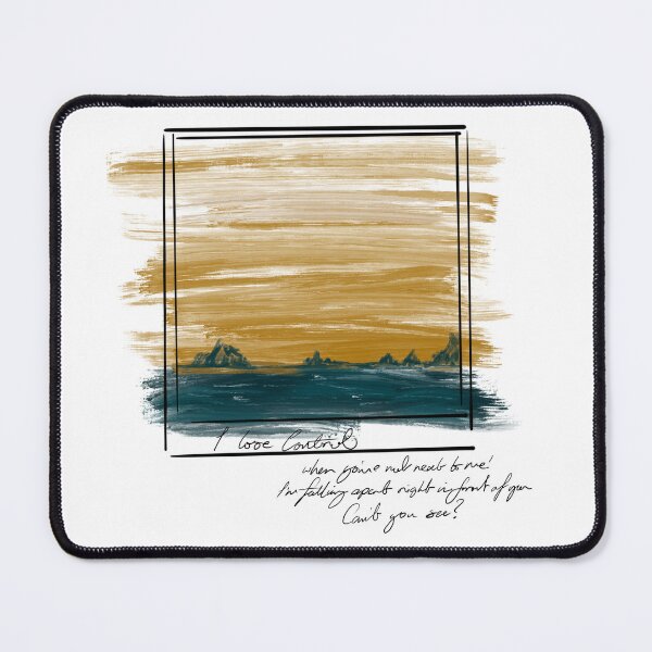 Item preview, Dark Landscape in  Frame with Lyrics designed and sold by dogustart.
