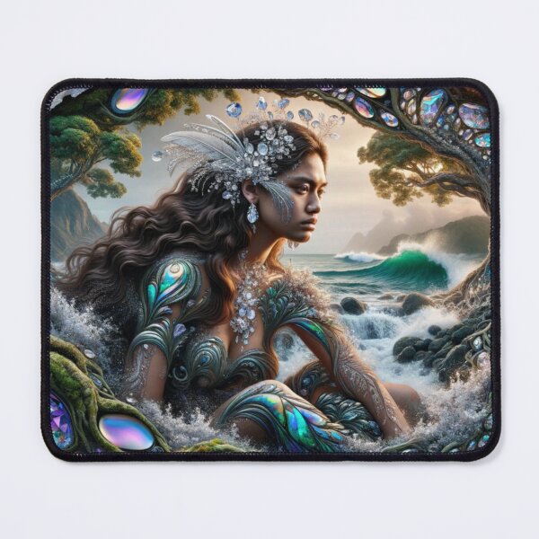 Item preview, Maori Wahine rests within a Paua  designed and sold by Traci Coxhead.
