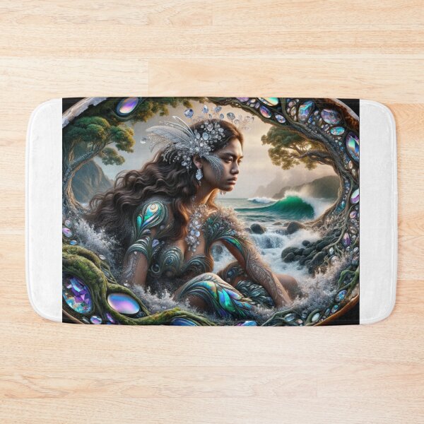 Item preview, Maori Wahine rests within a Paua  designed and sold by Traci Coxhead.