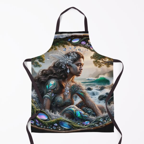 Item preview, Maori Wahine rests within a Paua  designed and sold by Traci Coxhead.