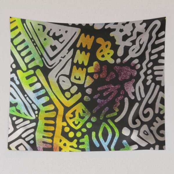 Item preview, multi-colored ethnic pattern designed and sold by textileprint.