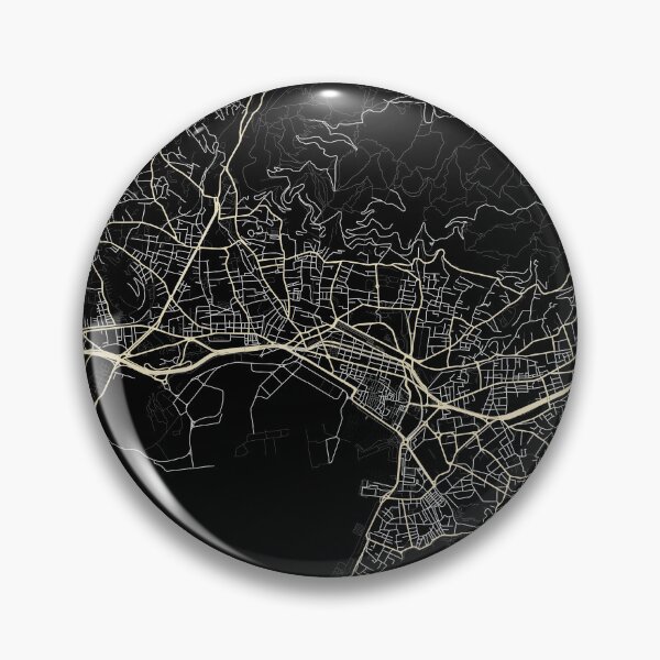 Item preview, Toulon Map Black and White designed and sold by Jerhus.