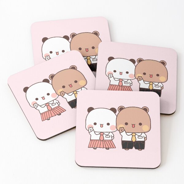 Item preview, Bubu and Dudu School | Cute Bear Couple | Panda Yier | Bubu Brownie Bear designed and sold by valeriehsin.