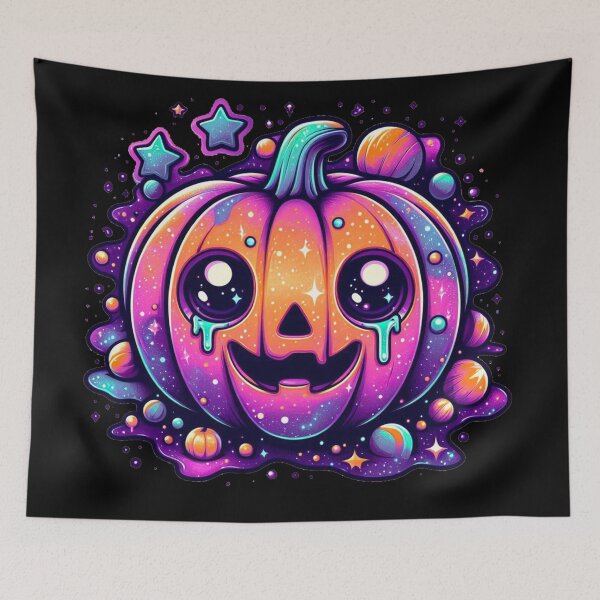 Item preview, Cosmic Halloween Pumpkin designed and sold by Echonn.