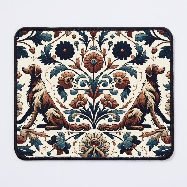 Item preview, The Irish Setter in floral design. designed and sold by Drew-Drew.