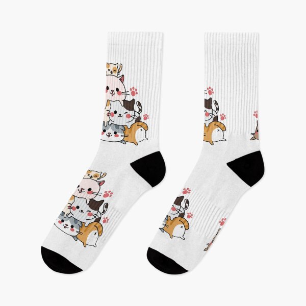 Aperçu de l'œuvre Chat de dessin animé créée et vendue par ShopMaxiDesigns.