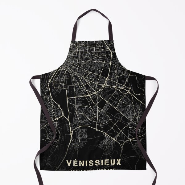 Item preview, Map of Vénissieux Black and white designed and sold by Jerhus.