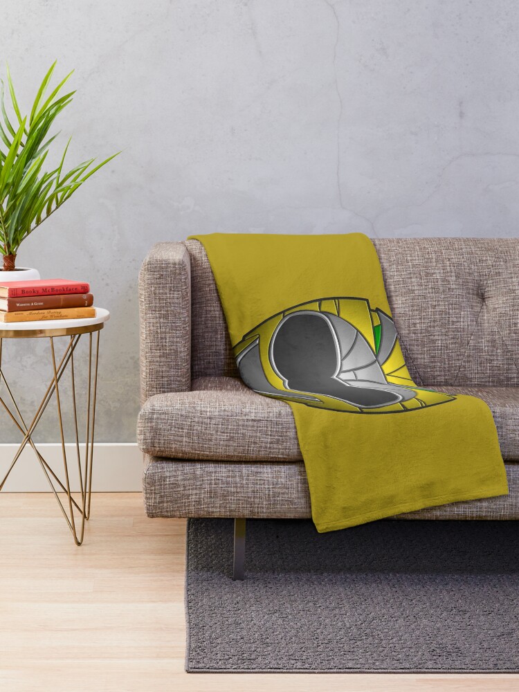Thumbnail 2 of 6, Throw Blanket, Wildforce Ranger - Yellow designed and sold by KalEl7.