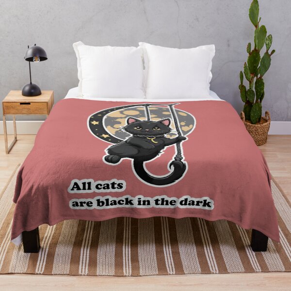 Item preview, ALL CATS ARE BLACK IN THE DARK designed and sold by digitalartlb.