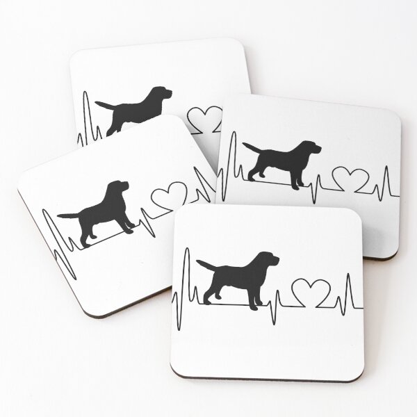 Item preview, golden retriever cardiogram designed and sold by PowesomePets.