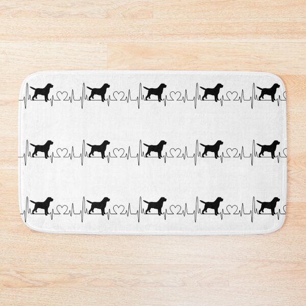 Item preview, golden retriever cardiogram designed and sold by PowesomePets.