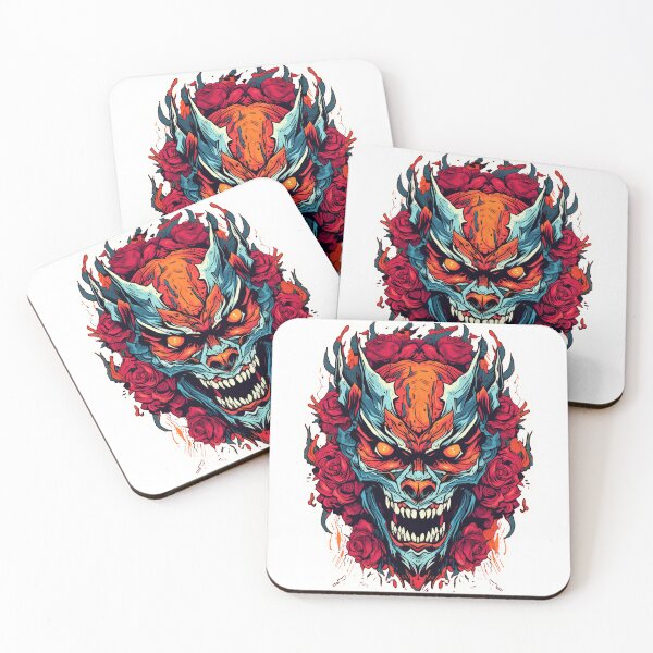 Item preview, Demon with roses designed and sold by Made-by-Gus.