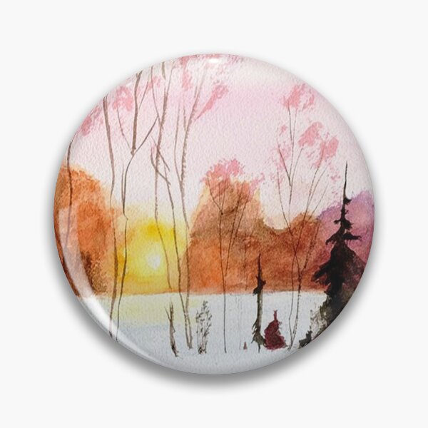 Item preview, Winter Sunset with Trees and Snow designed and sold by tomorrowsart.