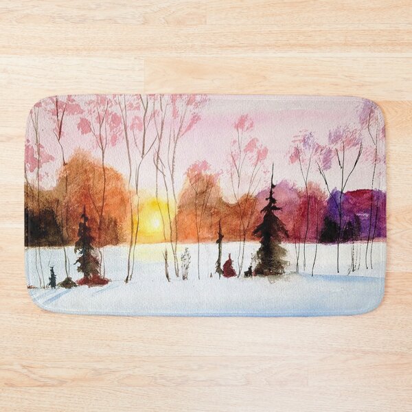 Item preview, Winter Sunset with Trees and Snow designed and sold by tomorrowsart.