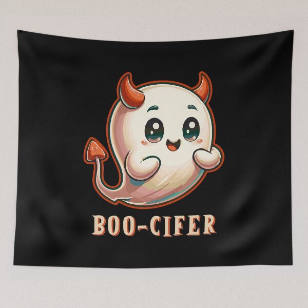 Item preview, Boo-cifer The Friendly Ghost designed and sold by raymondjmcd.