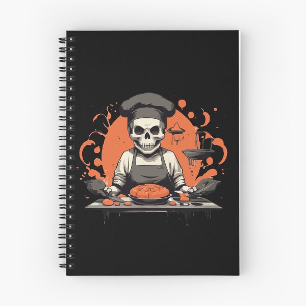 Item preview, scary skull chef  designed and sold by asmaa gamal.