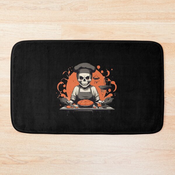 Item preview, scary skull chef  designed and sold by asmaa gamal.
