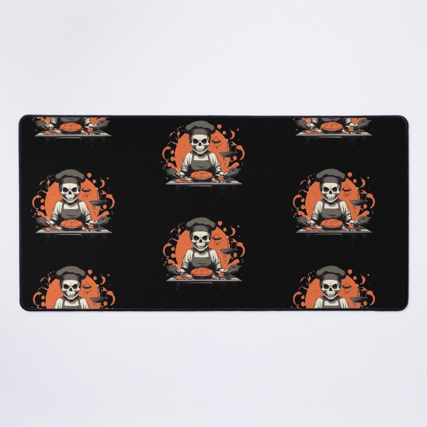 Item preview, scary skull chef  designed and sold by asmaa gamal.
