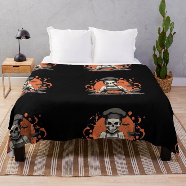 Item preview, scary skull chef  designed and sold by asmaa gamal.