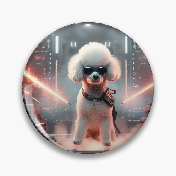 Item preview, Cool Poodle designed and sold by AmazingBackDrop.