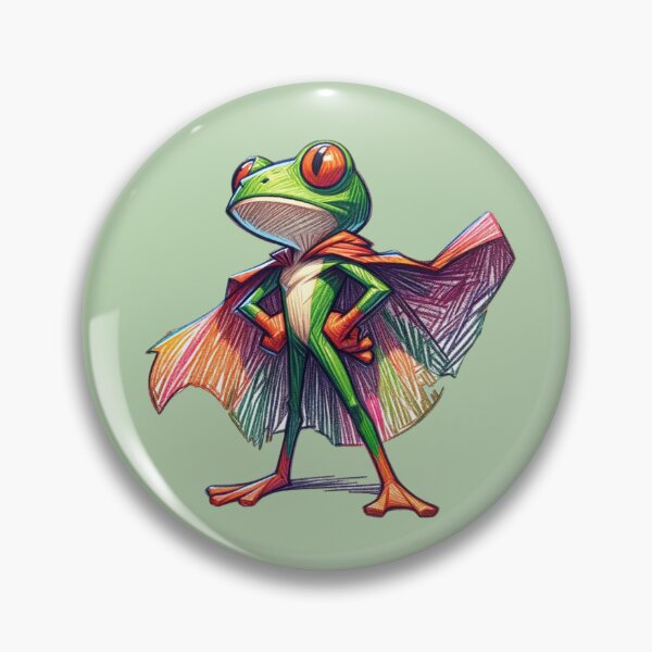 Item preview, Super Frog: The Amphibian Hero designed and sold by Kwanbaba21.