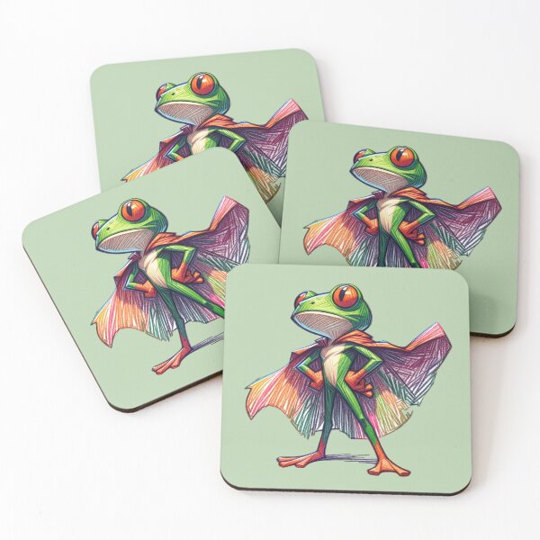 Item preview, Super Frog: The Amphibian Hero designed and sold by Kwanbaba21.