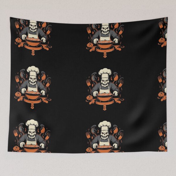 Item preview, scary chef monster designed and sold by asmaa gamal.