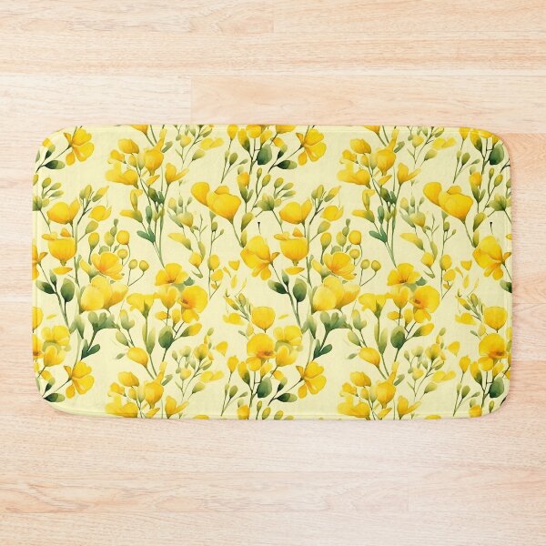 Item preview, Cottagecore Botanical Floral Herbs Plants Yellow Pressed Flowers designed and sold by fluffstuffgifts.