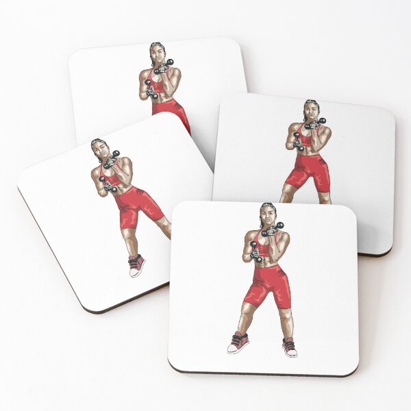 Item preview, "Fitness Warriors; Woman Powering Through" designed and sold by RhonDesign.