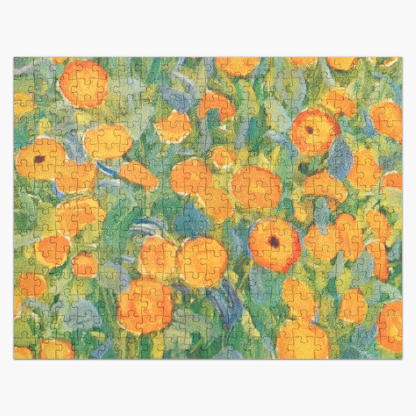 Artikel-Vorschau von Klimt-Blumengarten - Orange, designt und verkauft von maniacfitness.