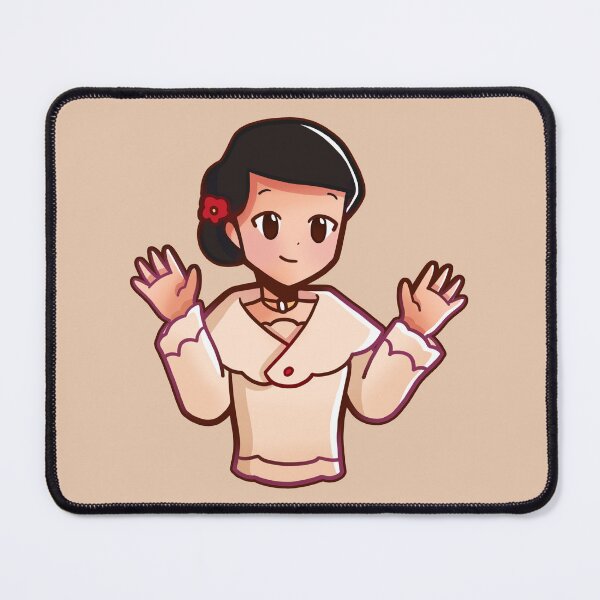 Item preview, Filipino Girl Wearing Baro't Saya designed and sold by franzieart.