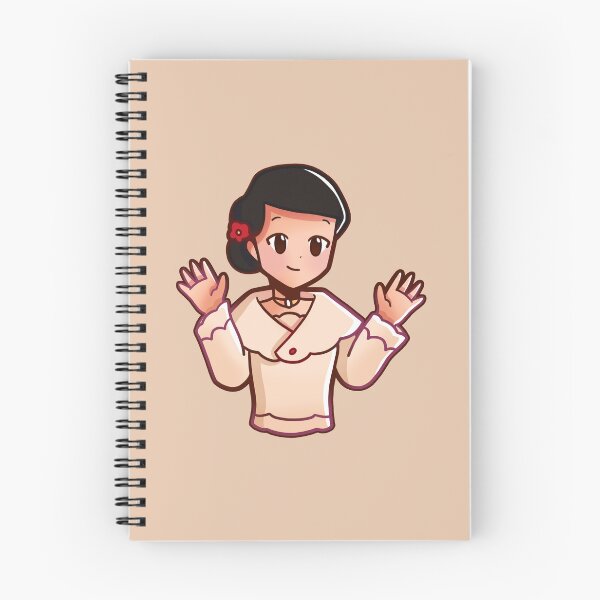 Item preview, Filipino Girl Wearing Baro't Saya designed and sold by franzieart.